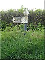 ST0434 : Fingerpost, Stickle Path by Mr Red