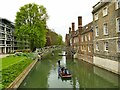 TL4458 : The river Cam, looking north from Silver Street by Stephen Craven