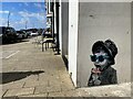 C8138 : Bansky type art work, Portstewart by Kenneth  Allen