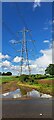 TM3859 : Pylon lines near Snape Watering by Christopher Hilton