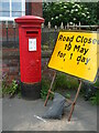 ST6473 : The road may be closed but the box will be open by Neil Owen