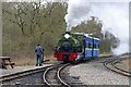 SK2406 : Statfold Barn Railway - Harrogate approaching Cogan Halt by Chris Allen