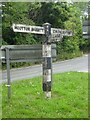 SU0494 : Fingerpost, Ashton Keynes by Mr Red