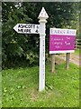 ST4536 : Fingerpost, Walton by Jayne Tovey