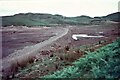 SH6743 : Abandoned trackbed, Tanygrisiau Reservoir, Ffestiniog Railway (1) by Martin Tester