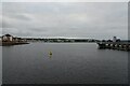 ST1972 : Cardiff Bay from the barrage by DS Pugh