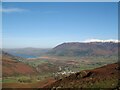 NY2221 : Braithwaite and Skiddaw by Adrian Taylor