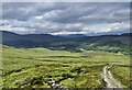 NH3253 : Mountain road descending into Strathconon by Trevor Littlewood