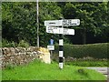 SP4128 : Fingerpost, Ledwell by Mr Red