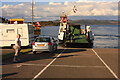 NR8768 : Tarbert ferry slipway by Mike Dodman