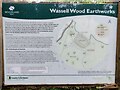 SO7977 : Information board at the Wassell Wood Earthworks by Mat Fascione