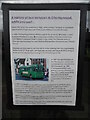 TQ0296 : Notice inside bus shelter opposite Chorleywood Station by David Hillas