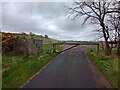 NT4781 : WWII road block, Luffness, East Lothian by Claire Pegrum