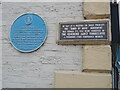 SE3033 : Blue and Black Plaques, Bridge End by David Hillas