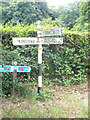 SX5188 : Fingerpost, Bridestowe by Mr Red