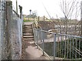 NY3953 : Steps beside The Cumbria Way by Adrian Taylor