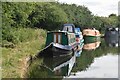 SP9214 : Narrowboats just above Lock No. 39 by David Martin