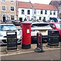 SE3694 : King George V Postbox on High street, Northallerton by Stephen Armstrong