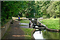 SO8685 : Stourton Bottom Lock in Staffordshire by Roger  D Kidd