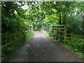 TG1826 : Marriott's Way bridge over Cawston Road, Aylsham by David Smith