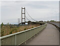 TA0223 : The western path across The Humber Bridge by habiloid