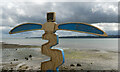 J3582 : Millennium Milepost, Jordanstown by Rossographer