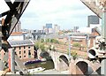 SJ8397 : View from the Castlefield Viaduct by Gerald England