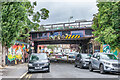 TQ3367 : Railway bridge, Dagnall Park by Ian Capper