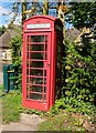 SP2027 : Defibrillator in former telephone kiosk, near Village Hall, Broadwell, Glos by P L Chadwick