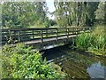 TF9528 : Kingfisher Bridge over the River Wensum by Oliver Dixon