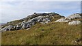 NC2151 : Perched boulder, Cnoc Mhuilinn by Richard Webb