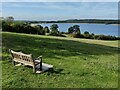 SK8907 : Seat overlooking Rutland Water by Mat Fascione