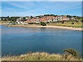 NU2410 : The Aln estuary and Alnmouth village by Oliver Dixon