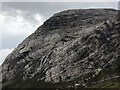 NC3549 : Creag Urbhard and waterfall by Richard Webb