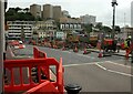 SX9163 : Roadworks, The Strand, Torquay by Derek Harper