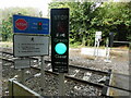 SP8000 : Warning Signal at Railway Crossing near Saunderton by David Hillas