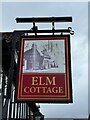 SK8190 : The sign of the Elm Cottage by David Lally