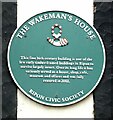 SE3171 : The Wakeman's House: Plaque by Gerald England