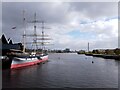 NS5565 : The Tall Ship and the River Clyde by Richard Sutcliffe