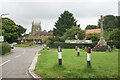 TF3465 : Triangle and war memorial, Old Bolingbroke by Bill Boaden