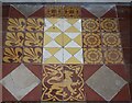 SW6620 : Saint Winwaloe's Church, Gunwalloe - Tiles by Rob Farrow