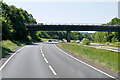 SX7893 : Westbound A30, Bridge at Woodleigh Junction by David Dixon