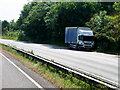 SX7993 : Goods vehicle in a layby on the westbound A30 near Middlehill by David Dixon