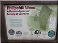 TQ0194 : Information Poster at Philipshill Wood (1) by David Hillas