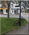 SO8005 : Two bicycles alongside High Street Stonehouse by Jaggery