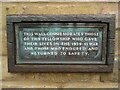 TQ0295 : Plaque on the wall of the Hillside Centre by David Hillas