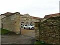 SE4937 : Former farm building at Scarthingwell Hall Farm by Alan Murray-Rust