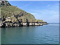 SM7309 : Cliffs at North Castle, Skomer Island by Simon Mortimer