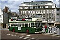 SK5739 : Open top bus in Nottingham  1986 by Alan Murray-Rust