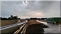 SP1881 : A4545 link road under construction, with service road by A J Paxton